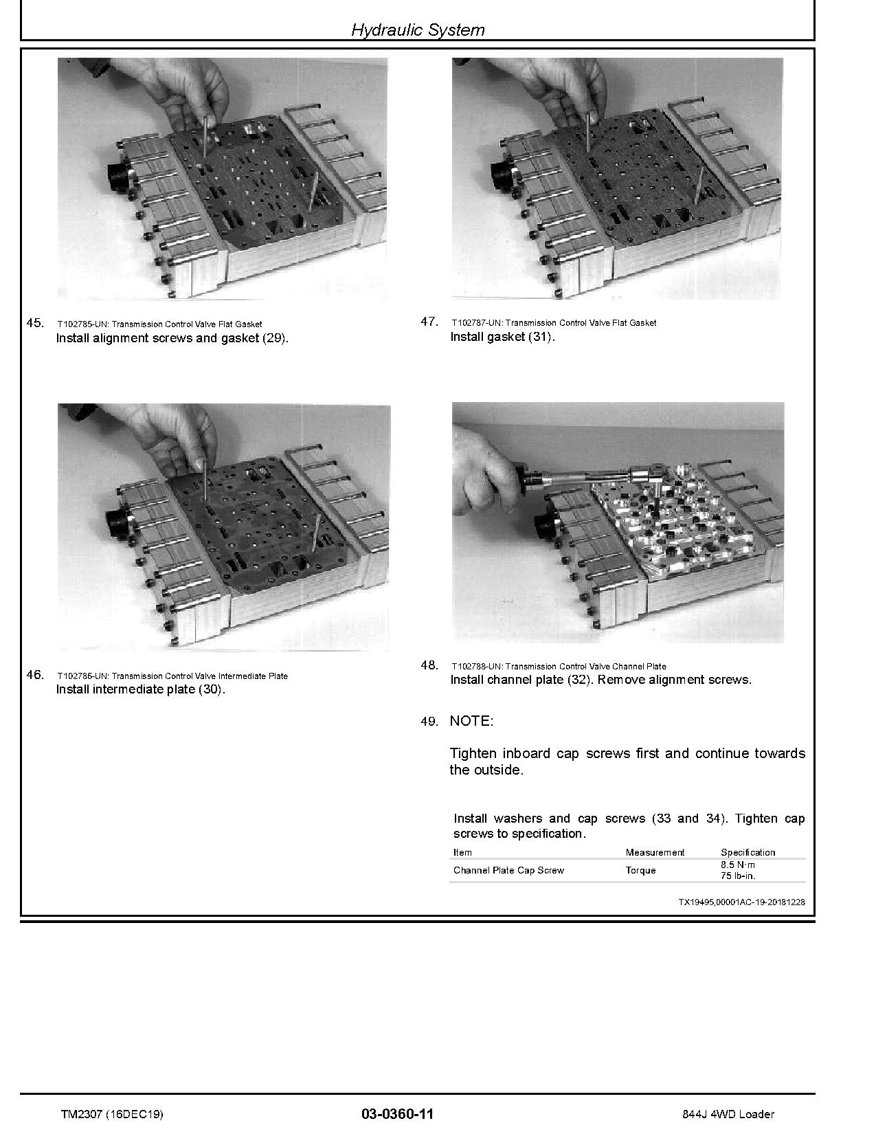 John Deere 844J 4WD Loaders Repair Manual TM2307 (2)