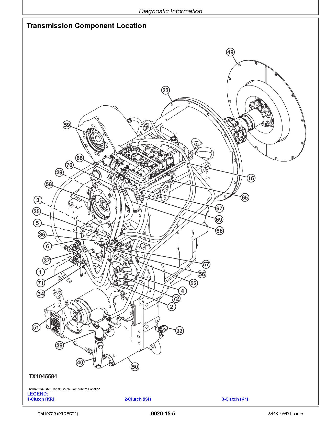 John Deere 844K 4WD Loaders Operation Test Manual TM10700 (4)