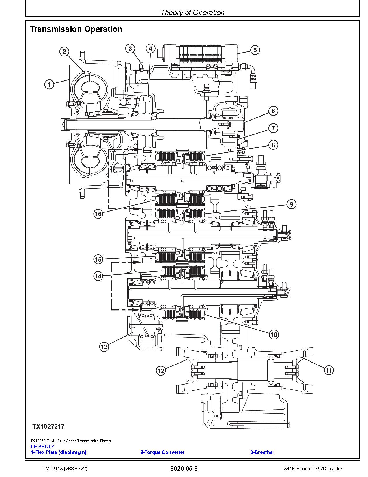 John Deere 844K 4WD Loaders Operation Test Manual TM12118 (2)