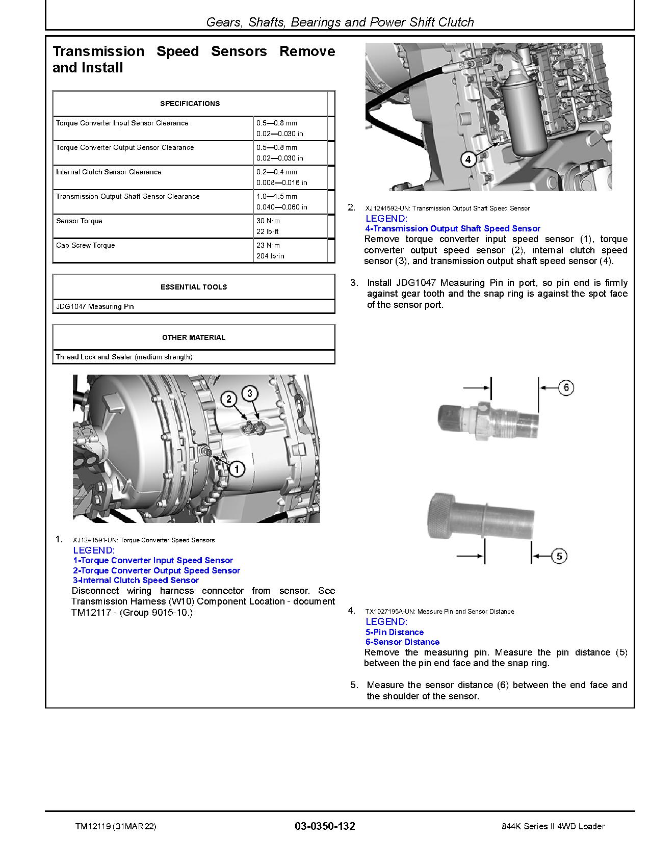 John Deere 844K 4WD Loaders Repair Manual TM12119 (2)