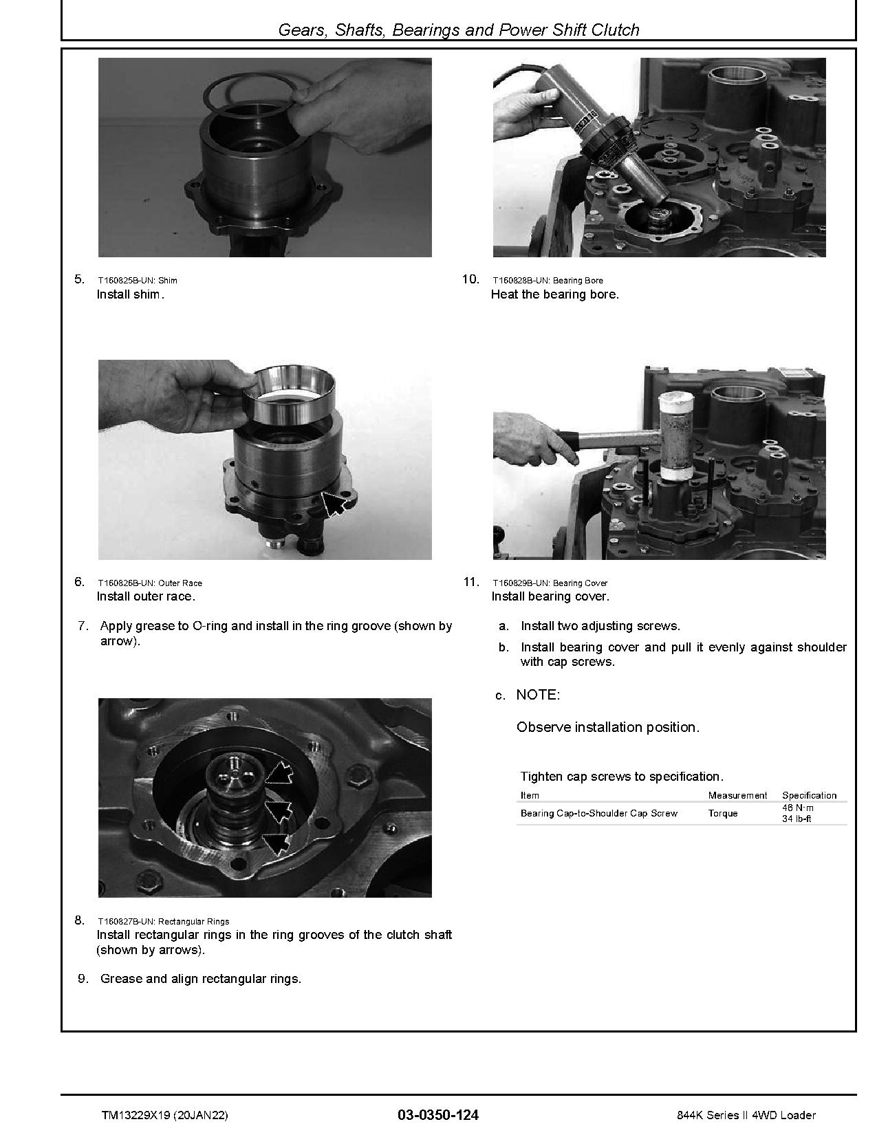 John Deere 844K II 4WD Loaders Repair Manual TM13229X19 (2)