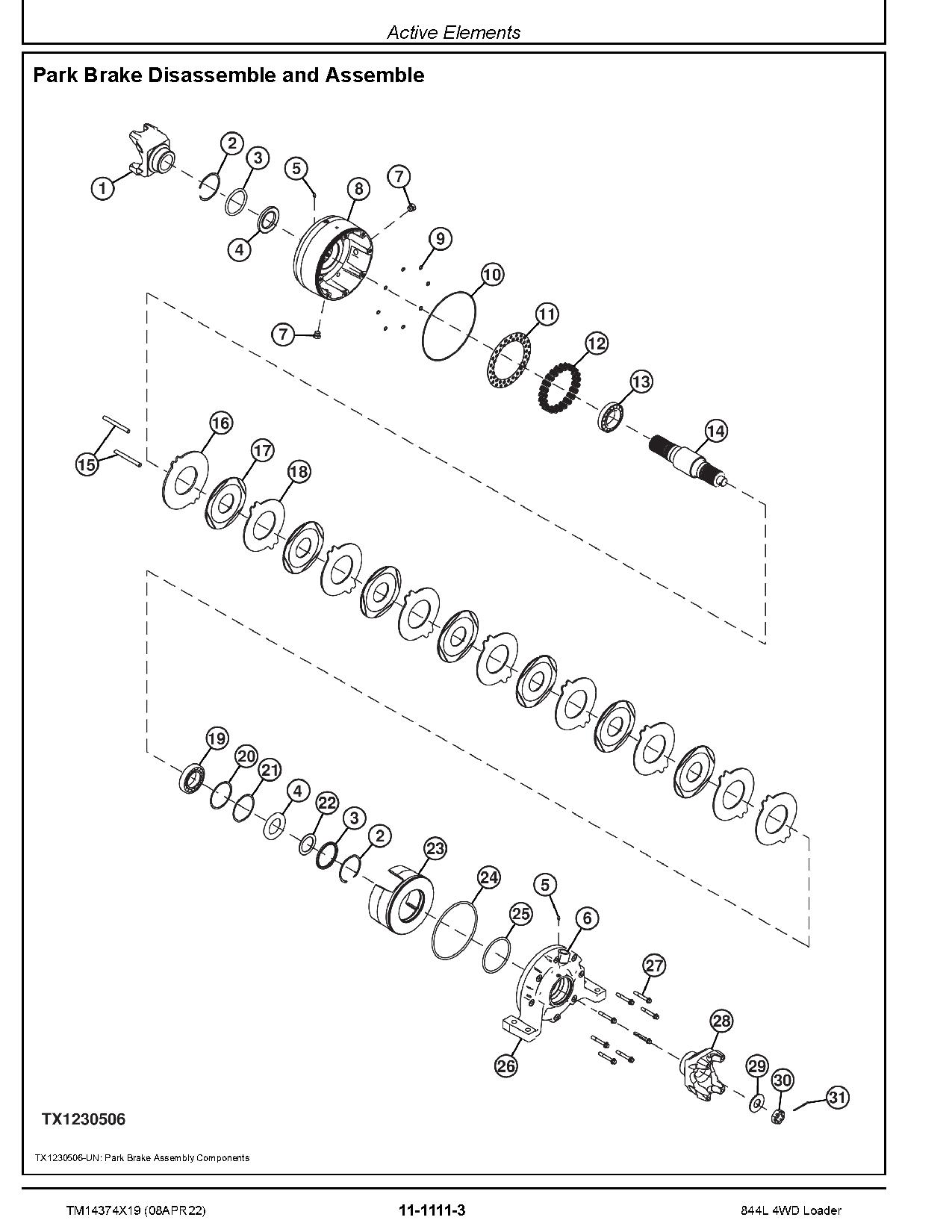 John Deere 844L 4WD Wheel Loaders Repair Manual TM14374X19 (4)