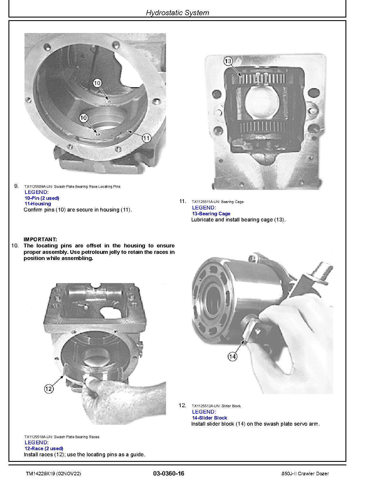John Deere 850J II Crawler Dozers Repair Manual TM14229X19 (2)
