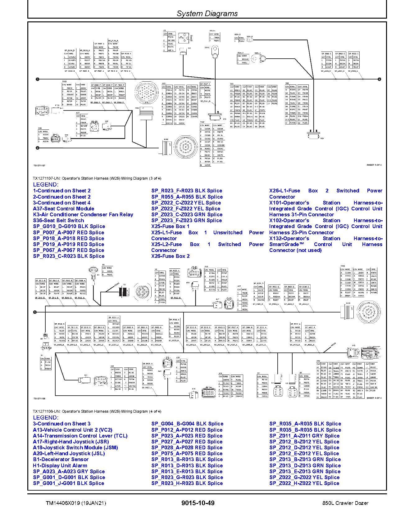 John Deere 850L Crawler Dozers Operation Test Manual TM14406X019 (3)