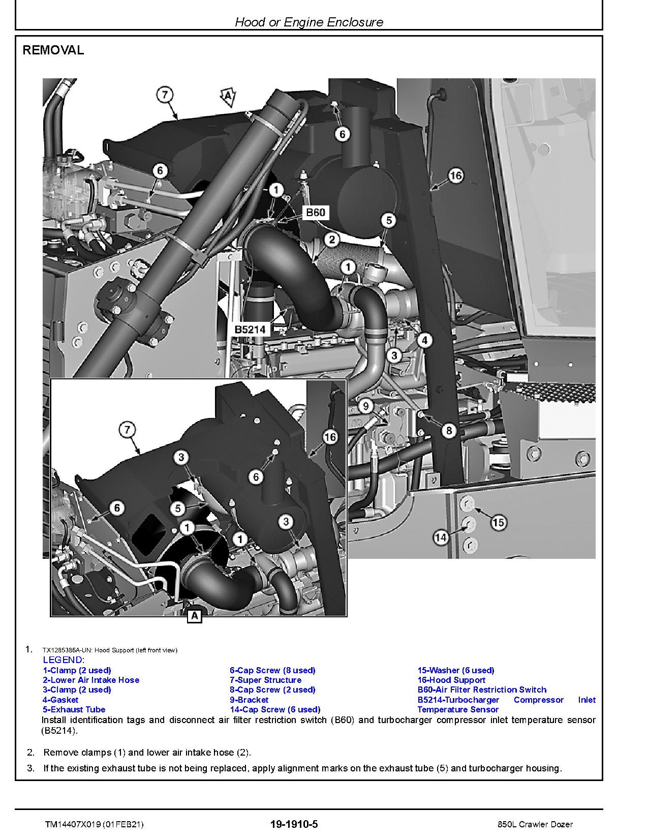 John Deere 850L Crawler Dozers Repair Manual TM14407X019 (3)