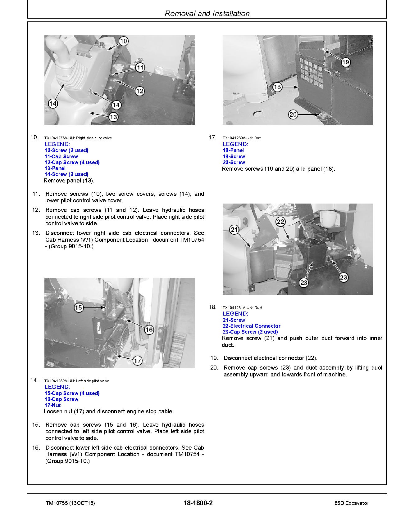John Deere 85D Crawler Excavators Repair Manual TM10755 (4)