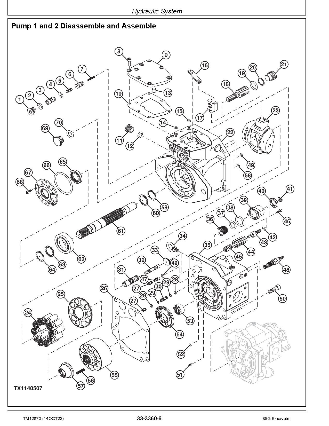 John Deere 85G Crawler Excavators Repair Manual TM12870 (4)