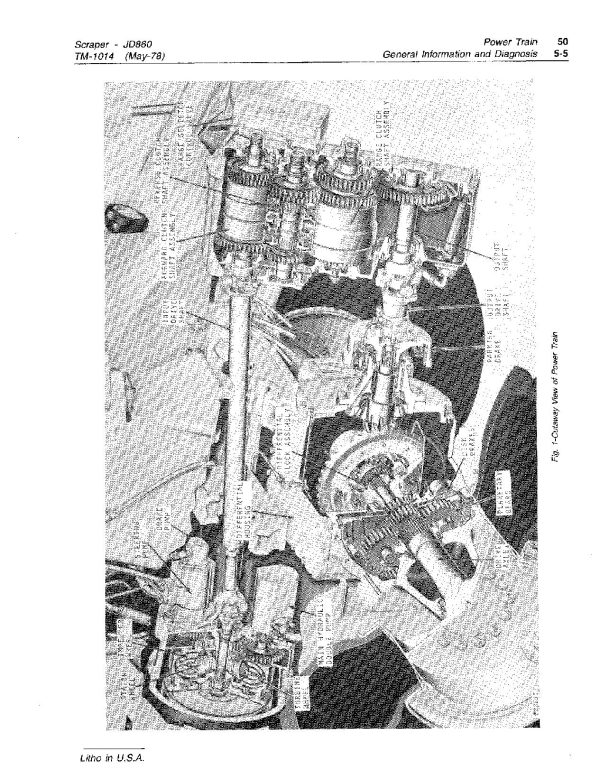 John Deere 860 860A Elevating Scrapers Technical Manual TM1014 John Deere 860 860A Elevating Scrapers Technical Manual Tm1014 (2)