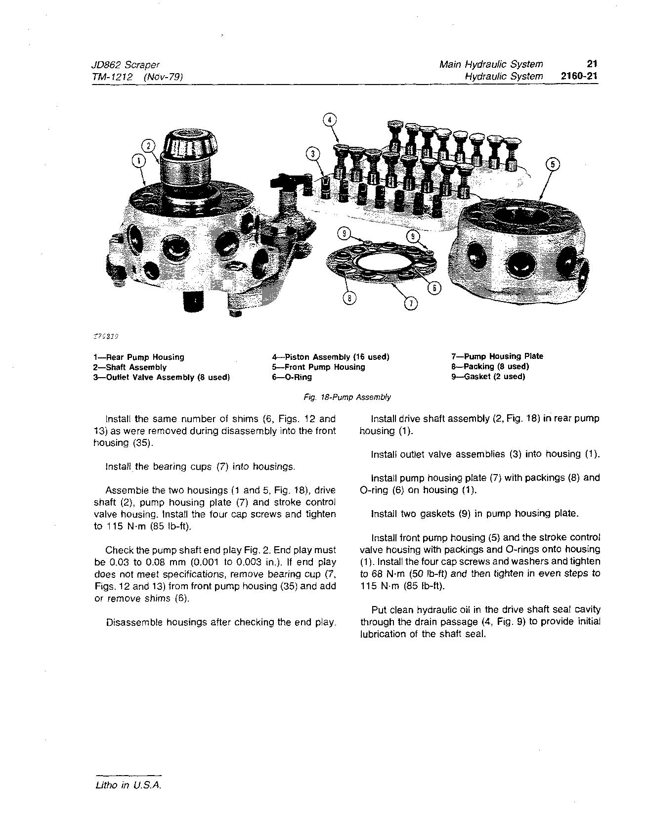 John Deere 862 Elevating Scrapers Technical Manual TM1212 (3)