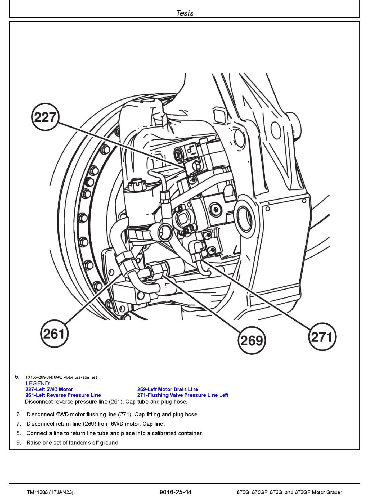 John Deere 870G 870GP 872G 872GP Motor Graders Operation Test Manual TM11208 (4)