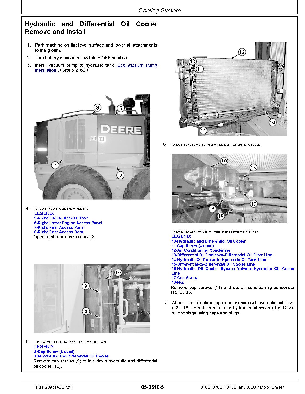 John Deere 870G 870GP 872G 872GP Motor Graders Repair Manual TM11209 (3)