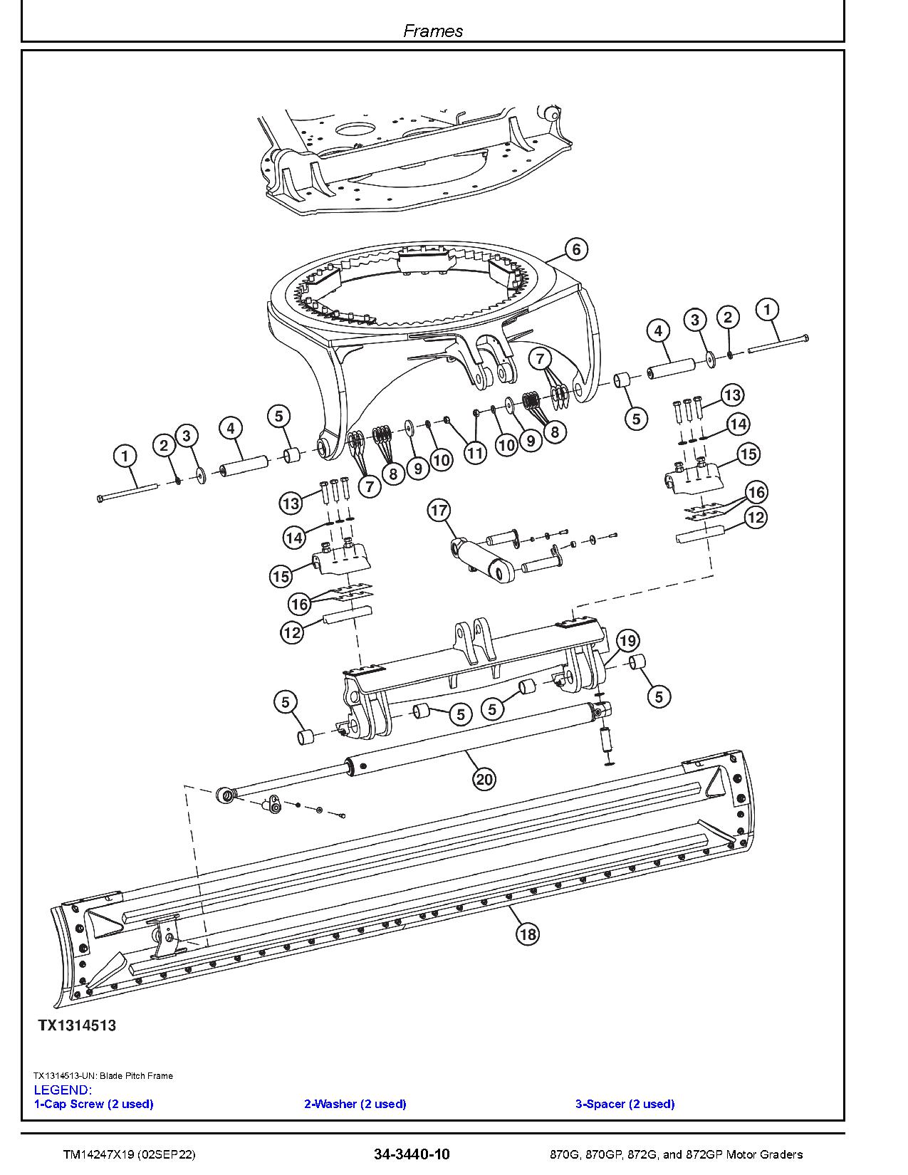 John Deere 870G 870GP 872G 872GP Motor Graders Repair Manual TM14247X19 (4)