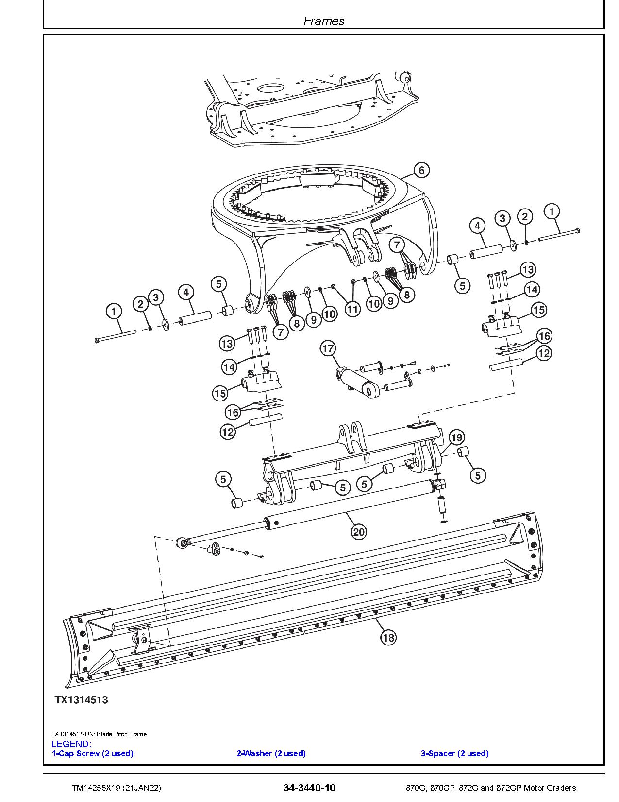 John Deere 870G 870GP 872G 872GP Motor Graders Repair Manual TM14255X19 (4)