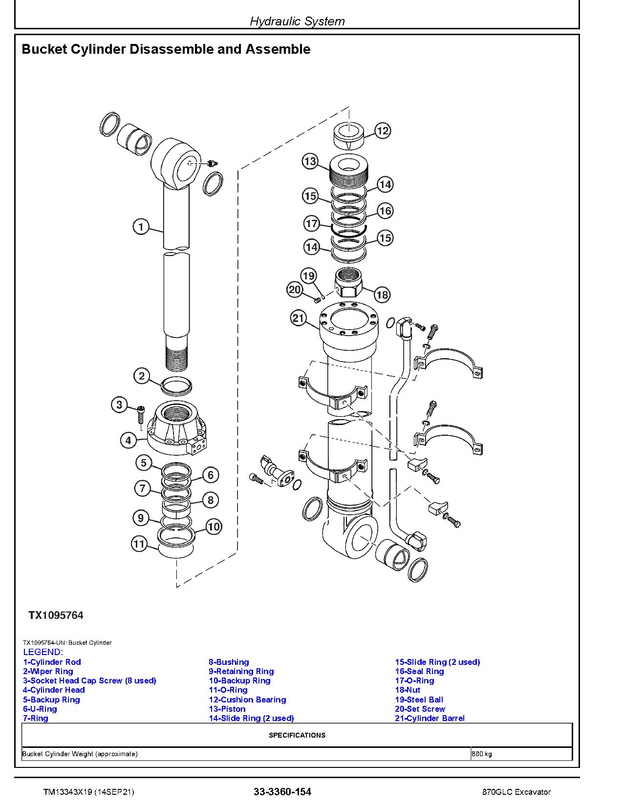 John Deere 870GLC Crawler Excavators Repair Manual TM13343X19 (4)