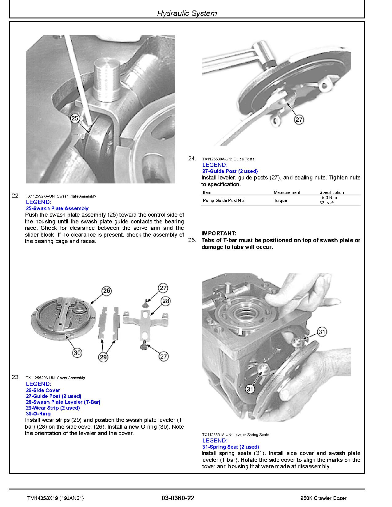John Deere 950K Crawler Dozers Repair Manual TM14358X19 (2)