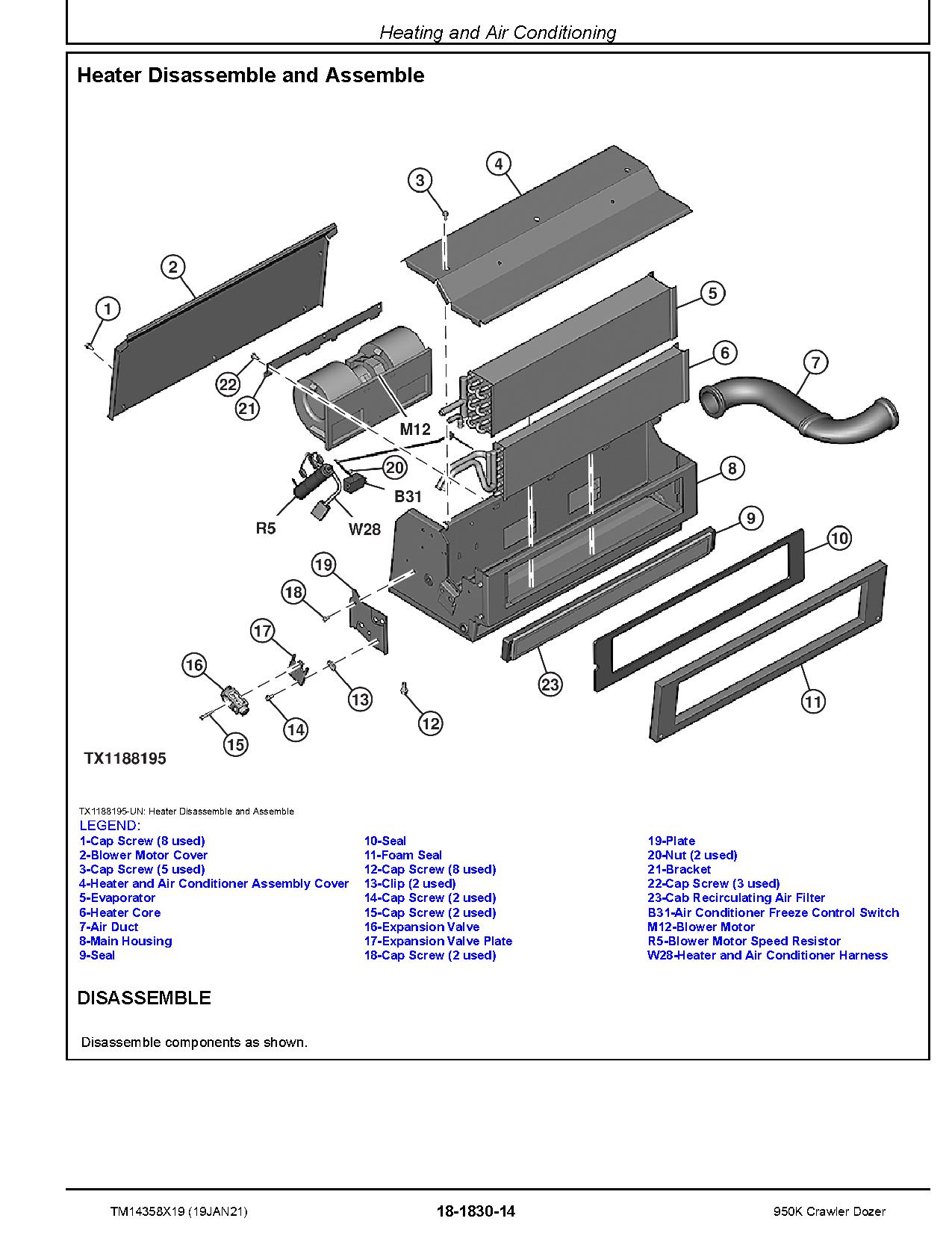 John Deere 950K Crawler Dozers Repair Manual TM14358X19 (4)