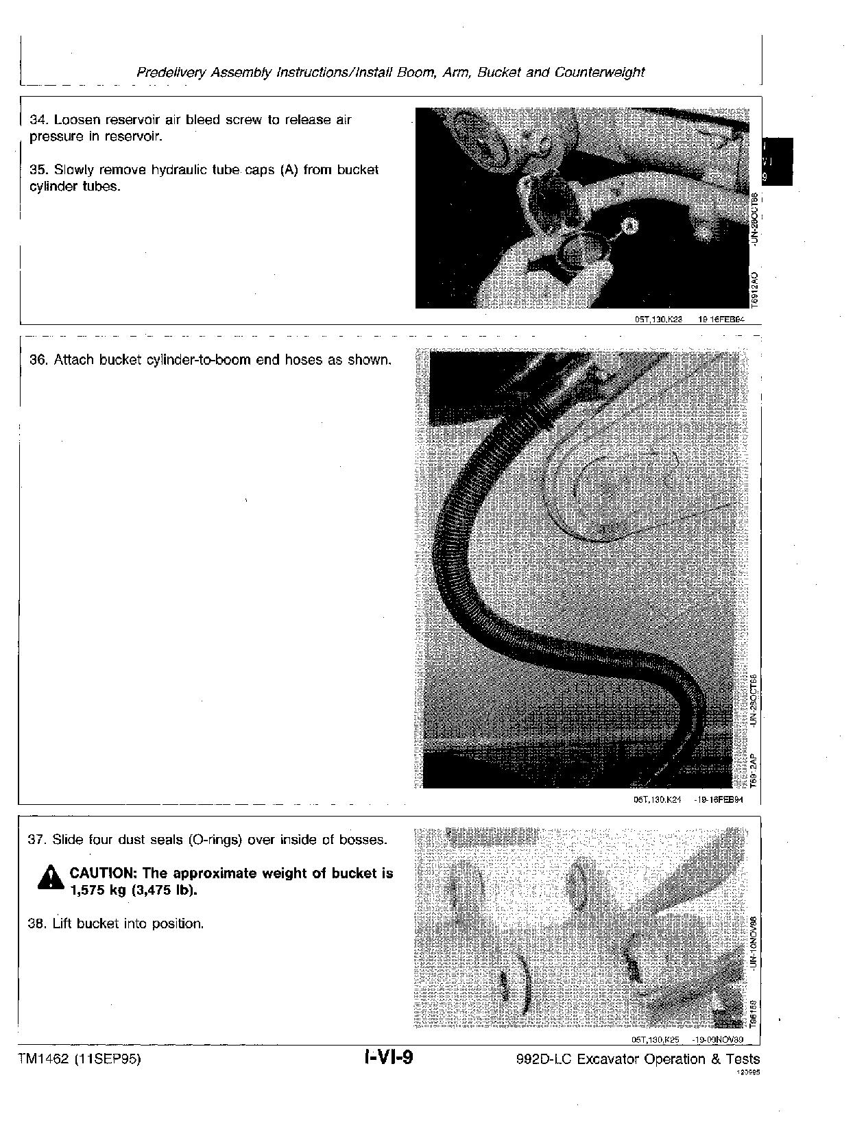 John Deere 992D LC Crawler Excavators Operation Test Manual TM1462 (2)