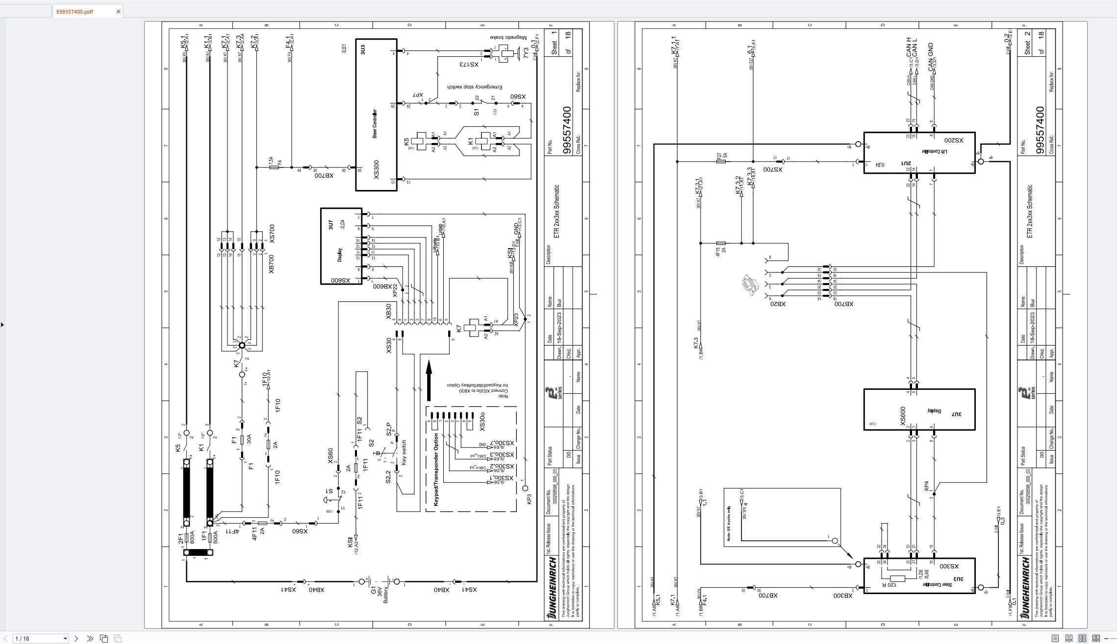 Jungheinrich Forklift 2026 Hydraulic Electric Schematic PDF Request 5