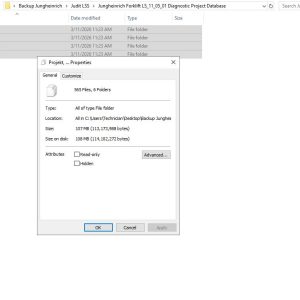 Jungheinrich Forklift LS 11 05 01 Diagnostic Project Database