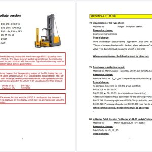 Jungheinrich Forklift LS 11 05 06 07.2025 EKS 310s EKS412s Diagnostic Project Database 2
