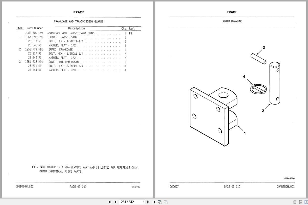 Komatsu Bulldozer D38E 1 D38P 1 Parts Manual BEPB004400 1992 (2)