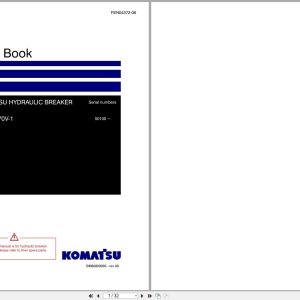 Komatsu Hydraulic Breaker JMHB870V 1 Parts Book FEN04372 06 2024 (1)