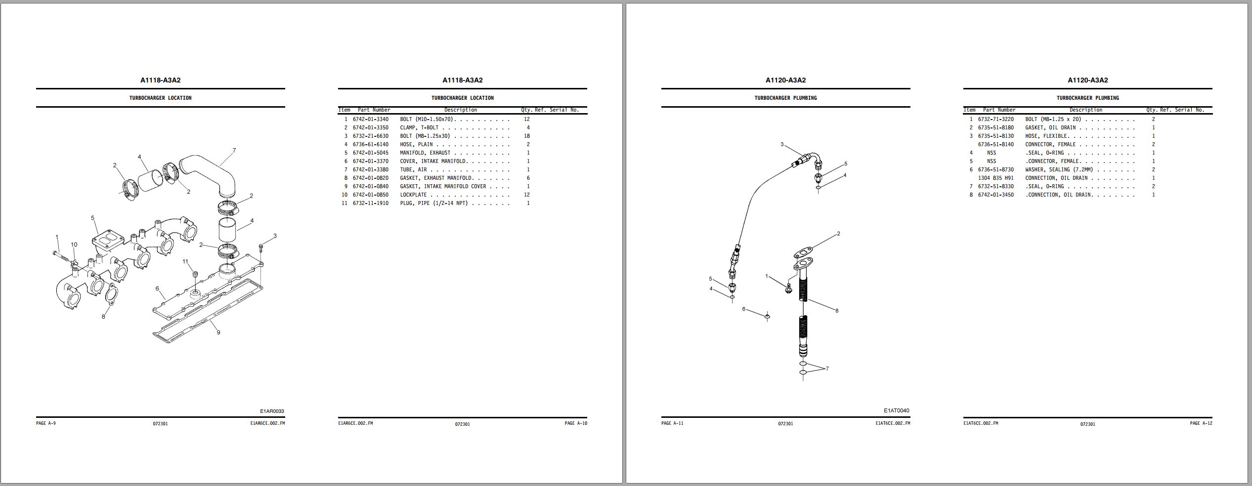 Komatsu Motor Grader GD650A 2CY to GD650AW 2CY Parts Book BEPBG65091 2002 (2)