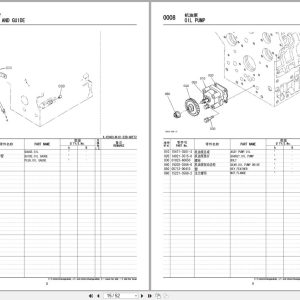 Kubota Diesel Engine V2403 M DI E2B AHFT2 Illustrated Parts List 97898 69070 2006 EN ZH (2)