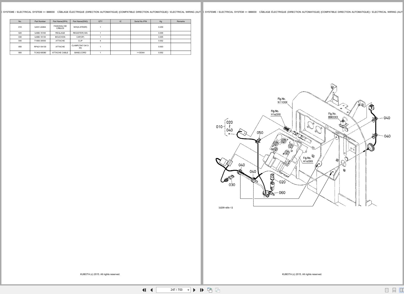 Kubota Tractor M7171P Spare Parts Catalog EN FR (3)