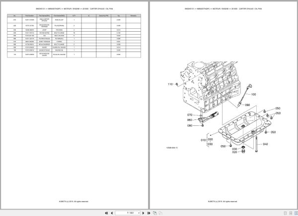 Kubota Tractor M8540DTNQPC Spare Parts Catalog EN FR (2)