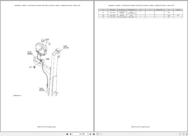 Kubota Tractor M8540F Spare Parts Catalog EN FR (3)