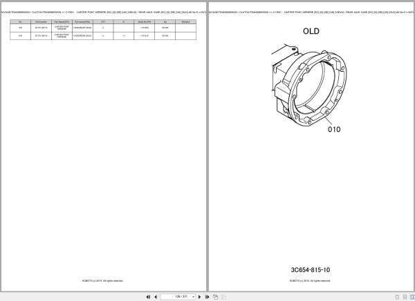 Kubota Tractor M8560DTHC NEC Spare Parts Catalog EN FR (3)