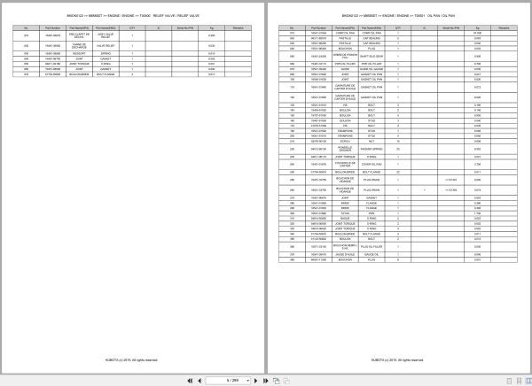 Kubota Tractor M8580DT Spare Parts Catalog EN FR (2)