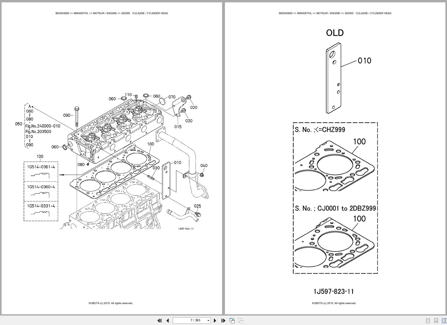 Kubota Tractor M9540DTHL Spare Parts Catalog EN FR (2)