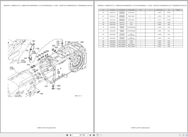 Kubota Tractor M9960DTHC ITA Spare Parts Catalog EN FR (3)