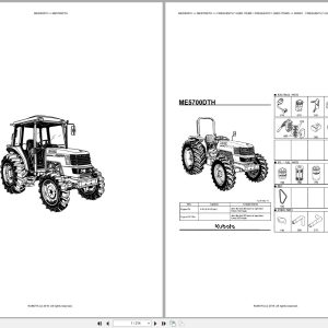 Kubota Tractor ME5700DTH Spare Parts Catalog EN FR (1)