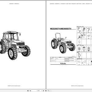 Kubota Tractor ME9000DTH Spare Parts Catalog EN FR (1)