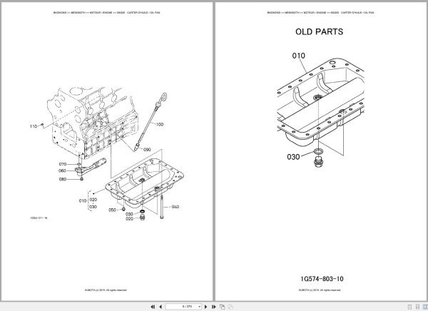 Kubota Tractor ME9000DTH Spare Parts Catalog EN FR (2)