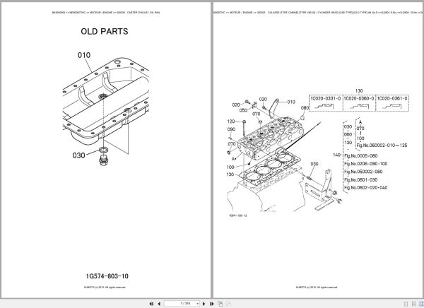 Kubota Tractor ME9000DTHC Spare Parts Catalog EN FR (2)