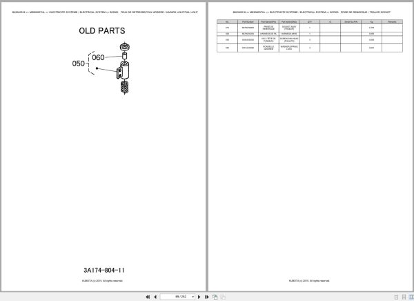 Kubota Tractor ME9000DTHL Spare Parts Catalog EN FR (3)