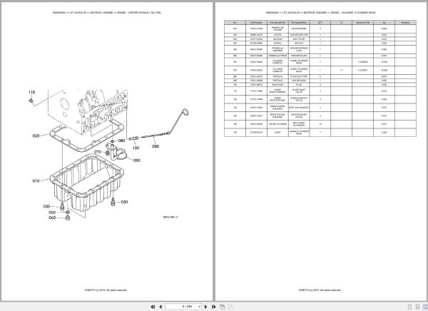Kubota Tractor ST ALPHA 35 Spare Parts Catalog EN FR (2)
