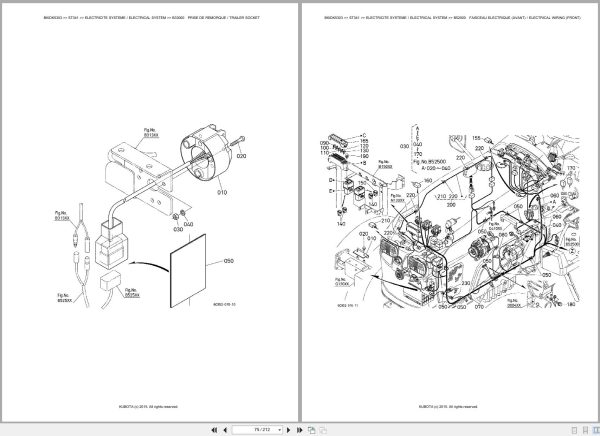 Kubota Tractor ST341 Spare Parts Catalog EN FR (3)