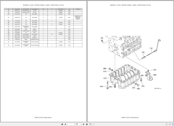 Kubota Tractor STV32 Spare Parts Catalog EN FR (2)