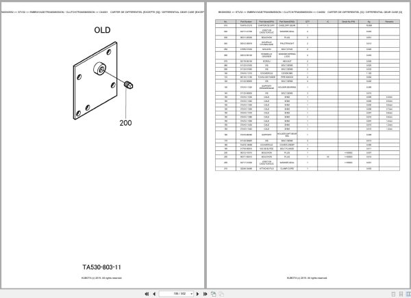 Kubota Tractor STV32 Spare Parts Catalog EN FR (3)
