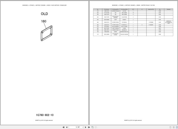 Kubota Tractor STW40C Spare Parts Catalog EN FR (2)