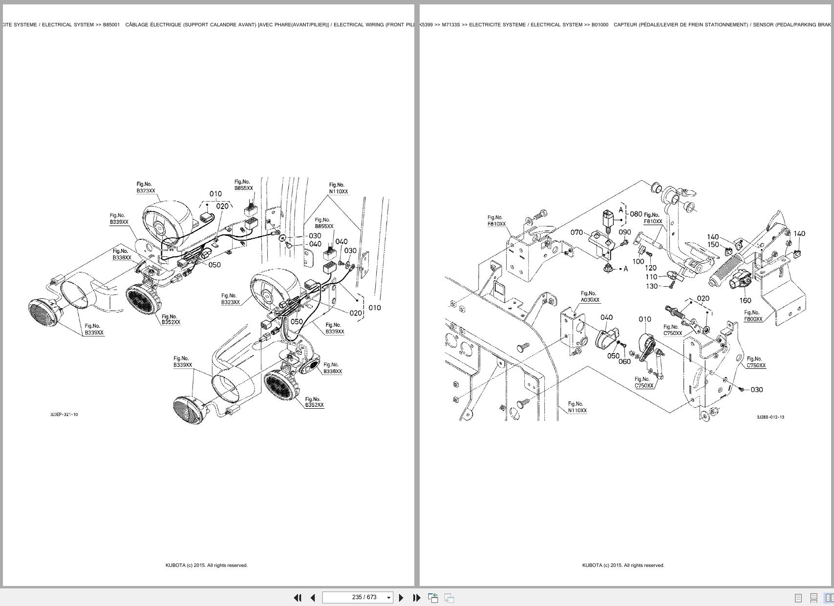 Kubota Utility Tractors M7133S Spare Parts Catalog EN FR (3)
