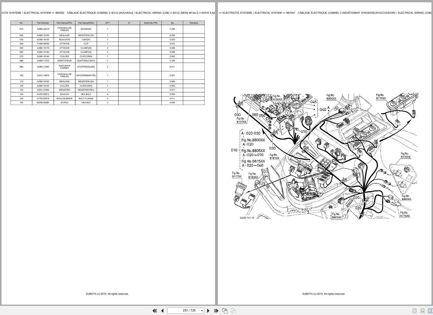 Kubota Utility Tractors M7151P Spare Parts Catalog EN FR (3)