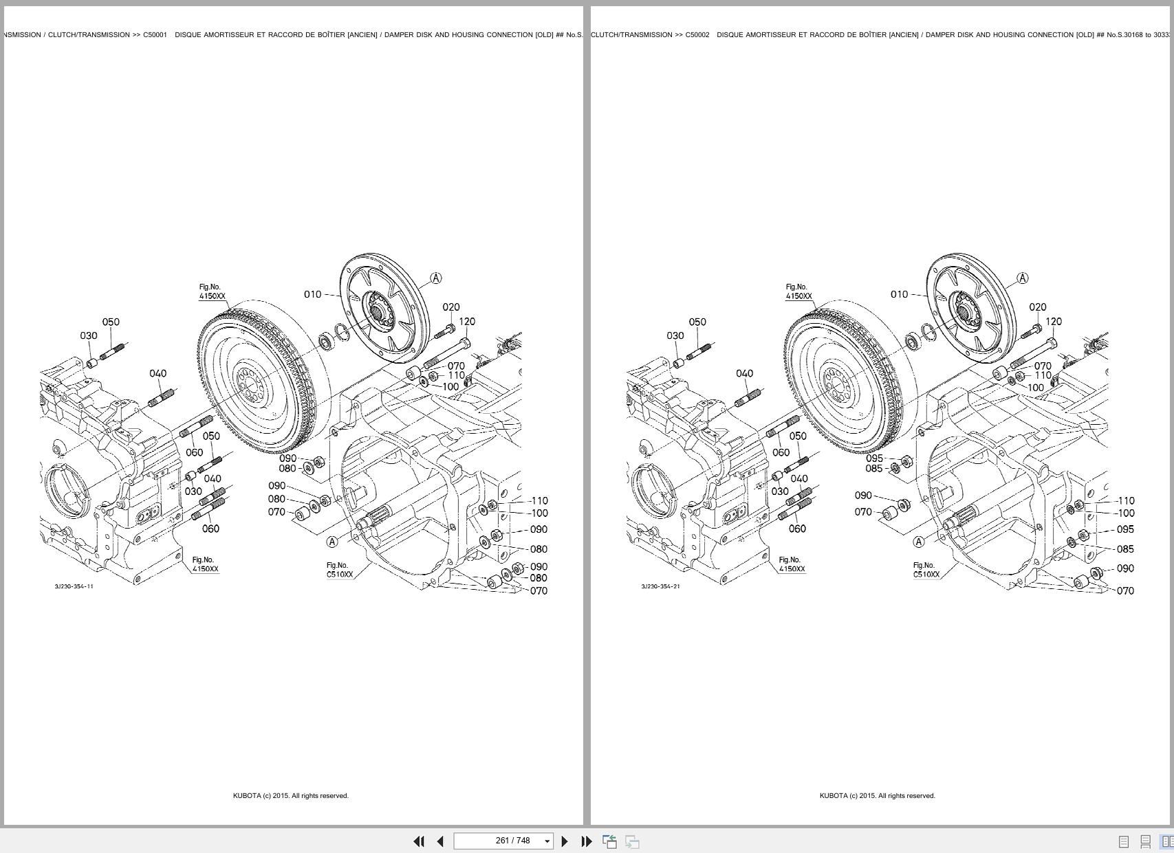 Kubota Utility Tractors M7151PC Spare Parts Catalog EN FR (3)