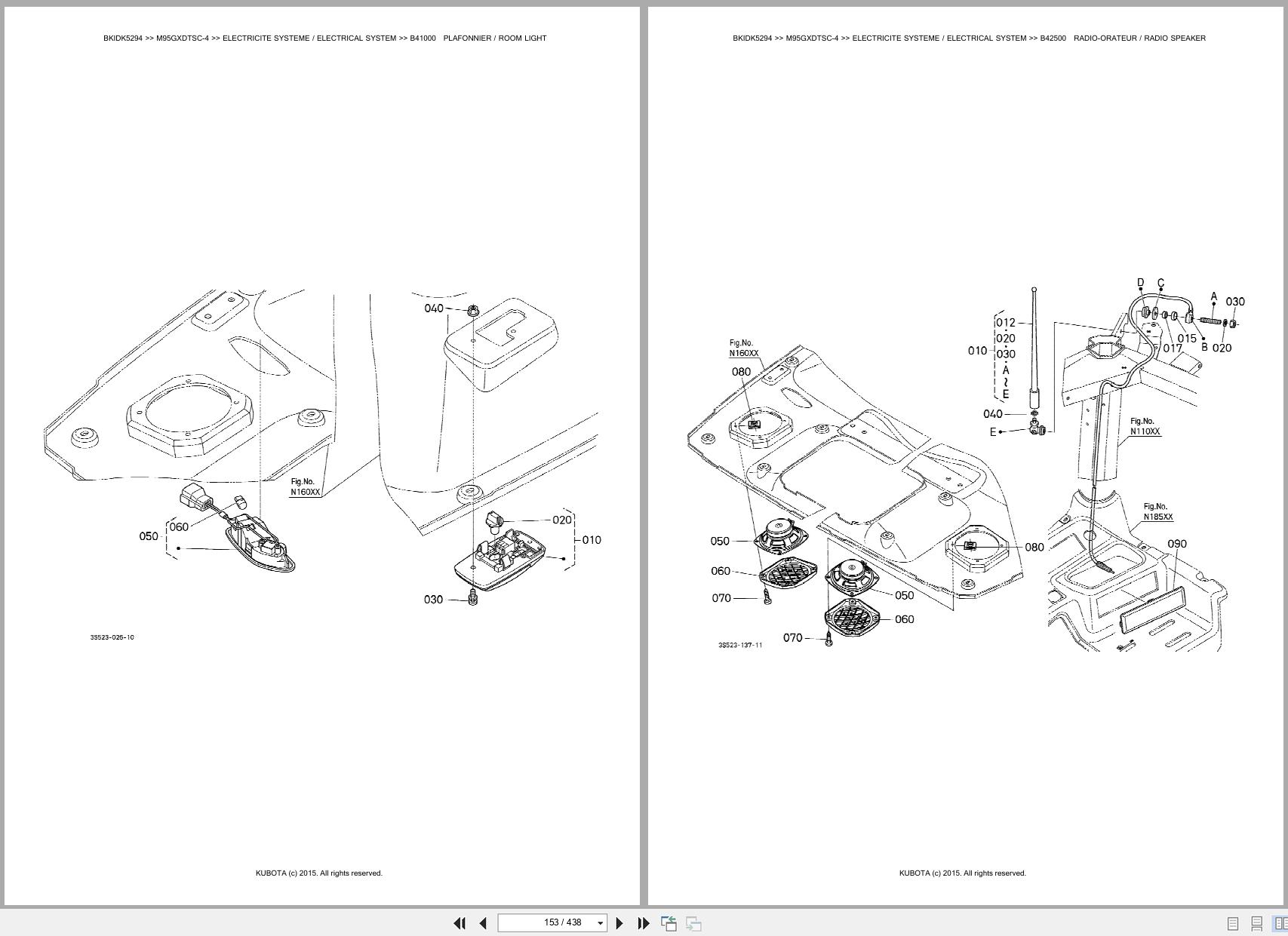 Kubota Utility Tractors M95GXDTSC 4 Spare Parts Catalog EN FR (3)