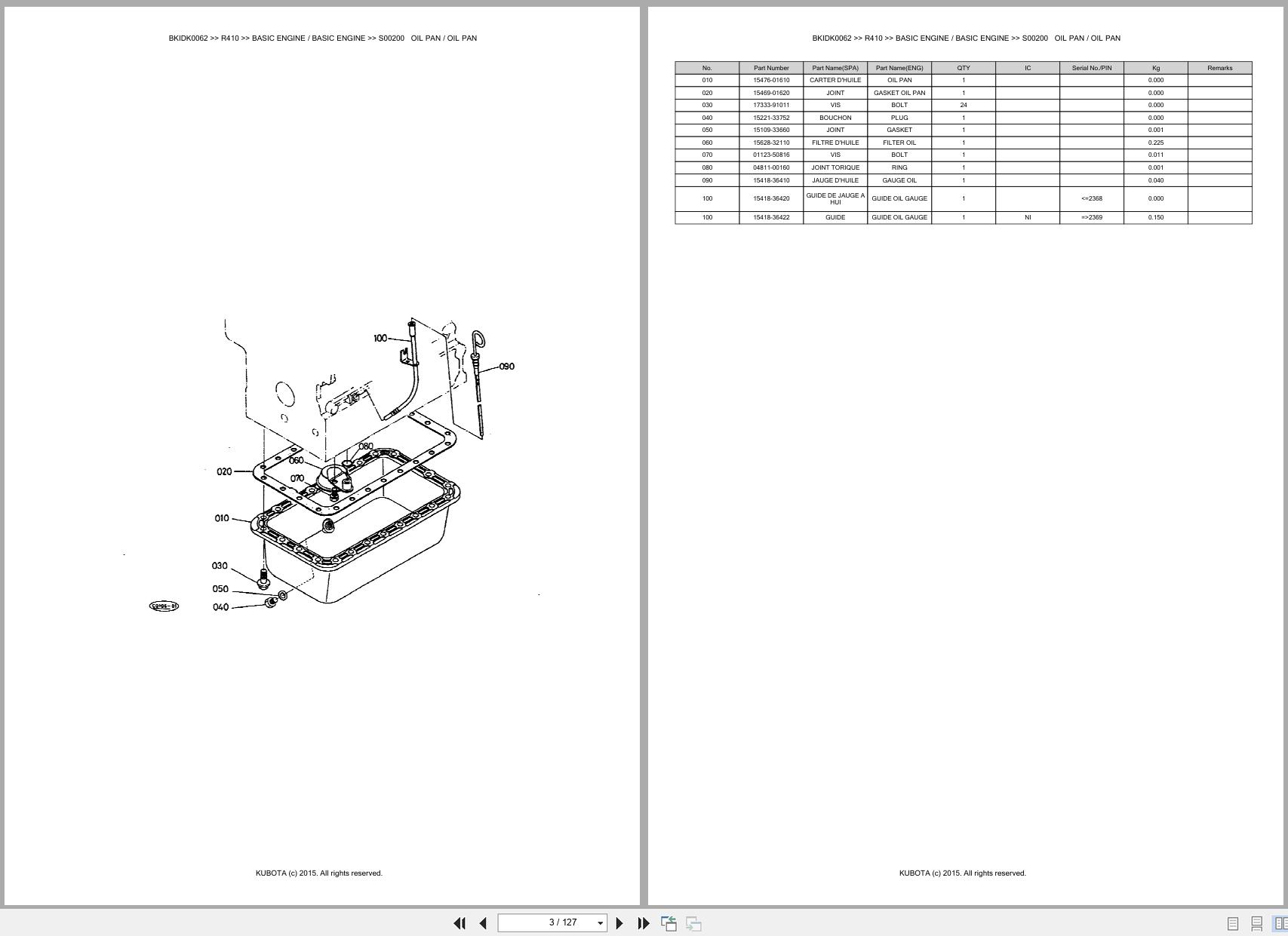 Kubota Wheel Loader R410 Spare Parts Catalog EN FR (2)